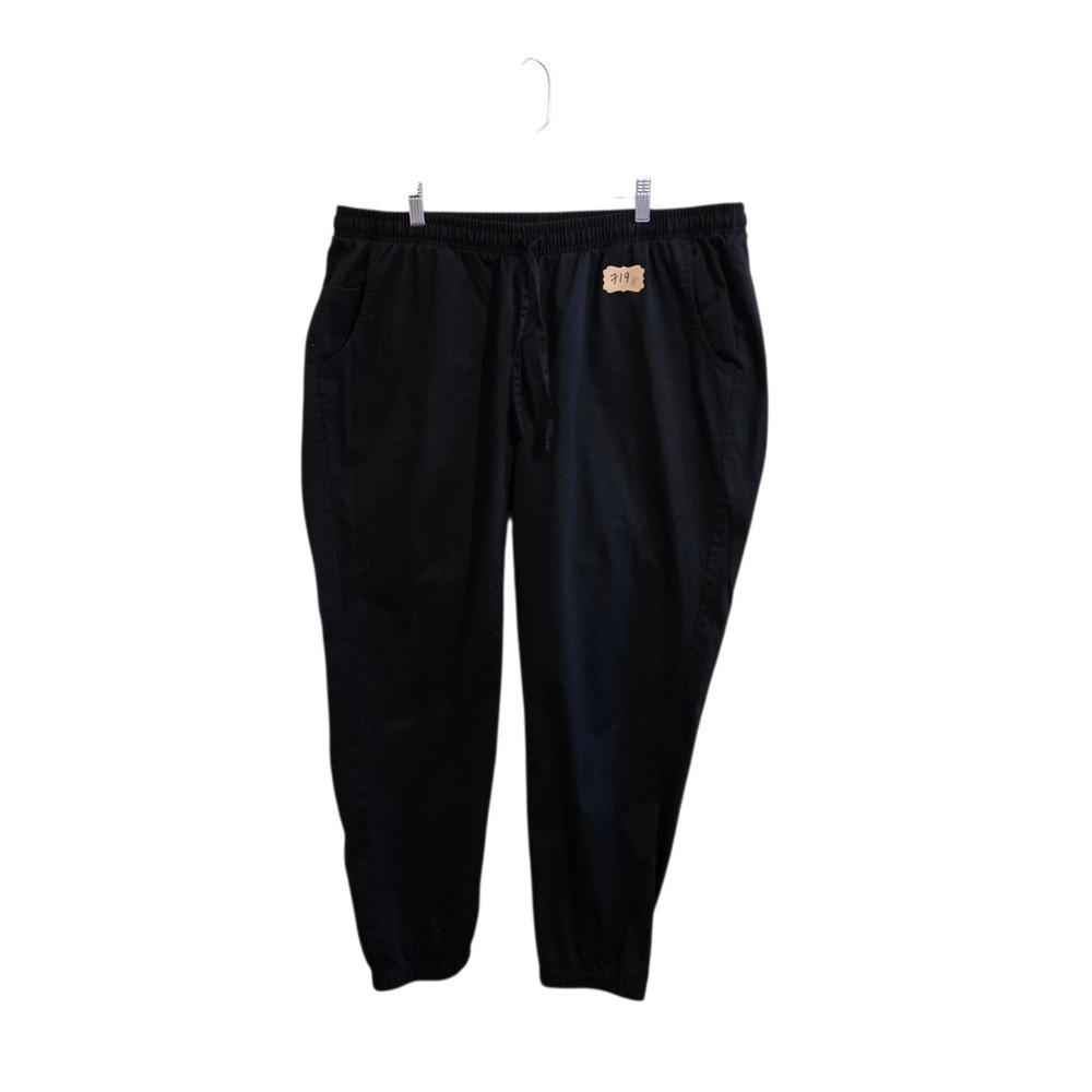 Butter Soft Scrubs Size XL Black Straight Leg Scrub Pants